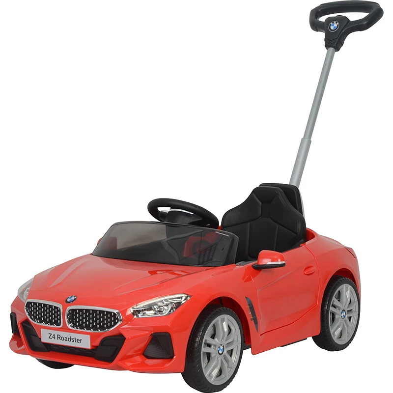 WD3673 Cool kids car with push handle red white