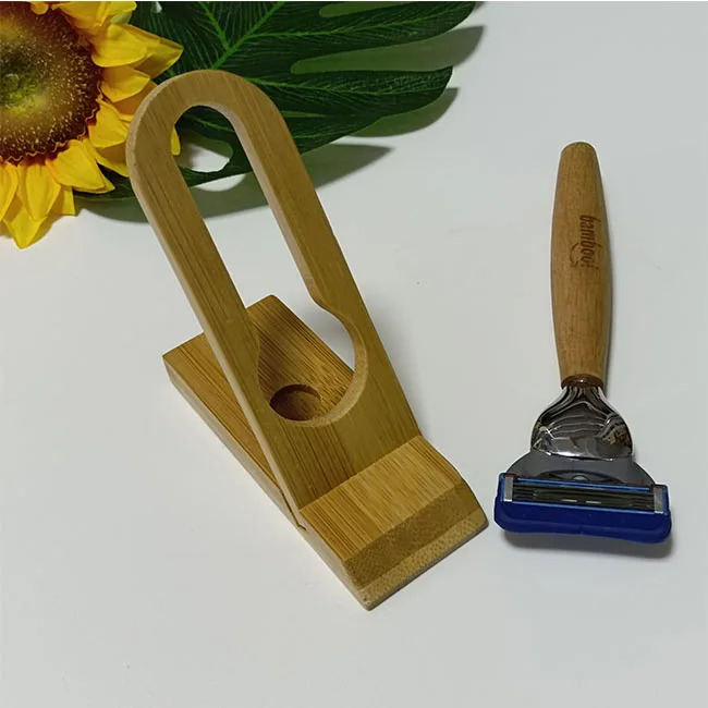 Factory direct selling men home travel must carry good products silicone razor holder for shower straight razor holder