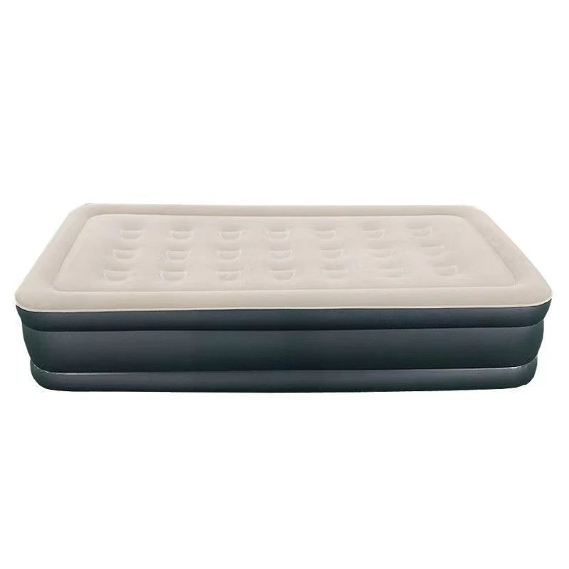 Direct Sales Ventilate Inflatable Mattress With Pump Elasticity Inflatable Mattress For Camping Wear Resistant Outdoors