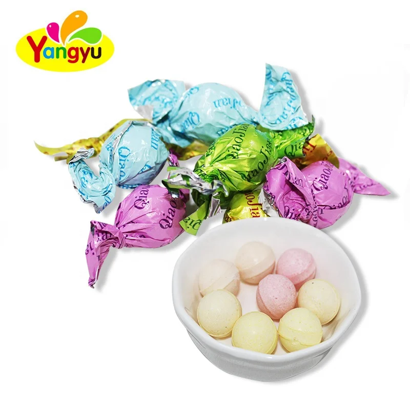 
Egg Bottle Sweet Fruity Milky Tablet Candy Ball 