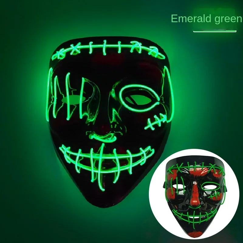 Halloween LED Pirate Eye Mask For Holiday Parties