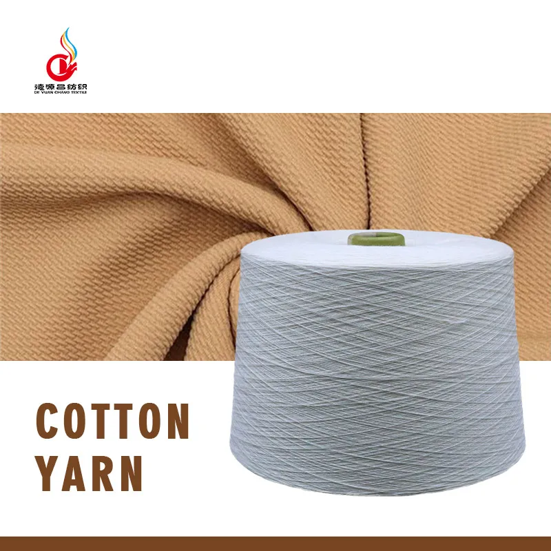 BCI 60S/1 Chinese Cotton Combed Compact Spun 100% Raw BCI GRS Cotton Yarn