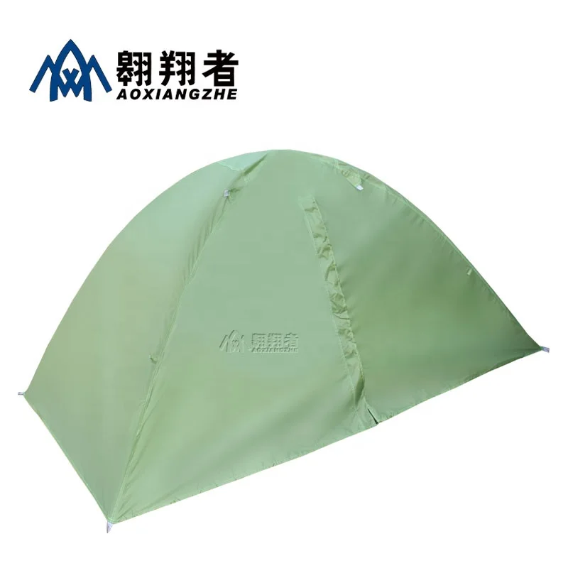 Outdoor Adult Double Layer Waterproof Hiking camping single person tent Custom Logo outdoor Tents