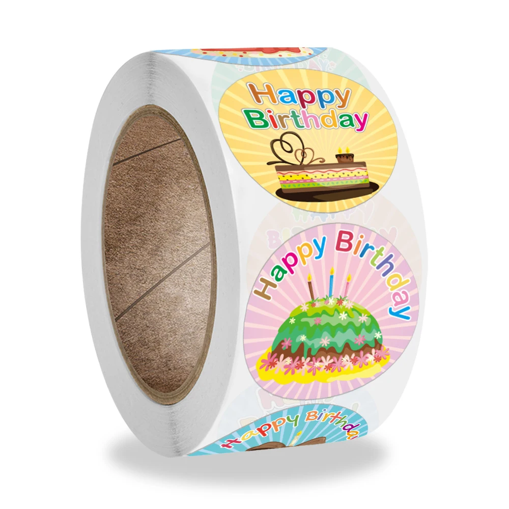 
1 inches Custom Sticker Happy birthday stickers for children 