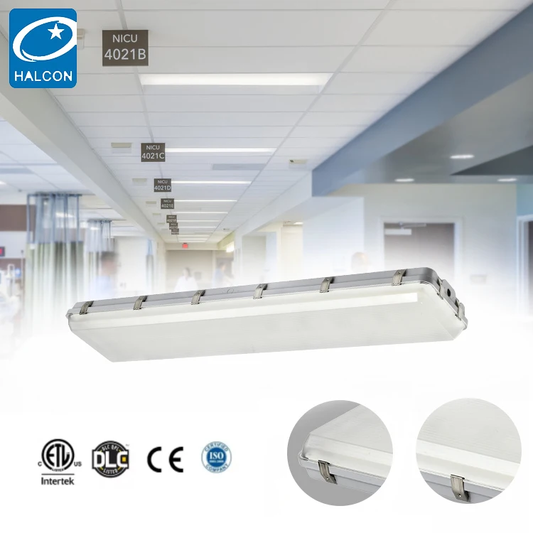 Corridor Warehouse Triproof Linear Smd Waterproof Ip65 Ip66 100w 4ft Indoor Sensor Led Tri Proof Light