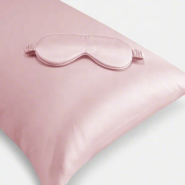 luxury custom print logo 19mm 100% mulberry pure silk travel set silk pillowcase silk eye mask scrunchies gift set