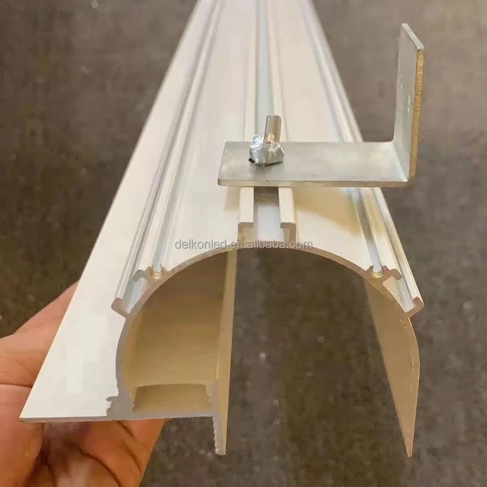 101*68mm Cove Lighting Wall/Ceiling Plaster LED Drywall Aluminium Profile for Indoor Architectural Lighting