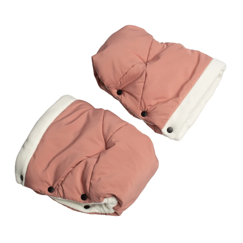 Winter Stroller hand warm cover muff Waterproof Baby Stroller Accessories Outdoors hand muff for stroller with Push button