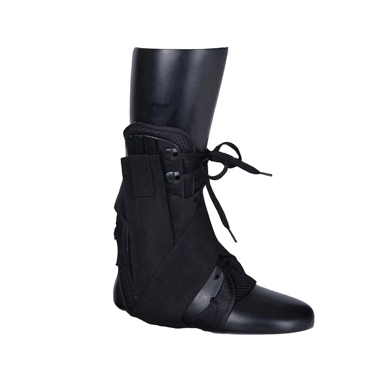 OL-AN052 Orthopedic Ankle Wrap Lace Up Foot Brace For Stress Fracture