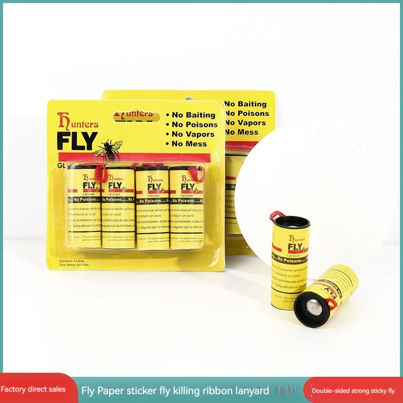 High Efficiency Wholesale Custom Logo Yellow Color Fruit Fly Trap with Pvc Sticker