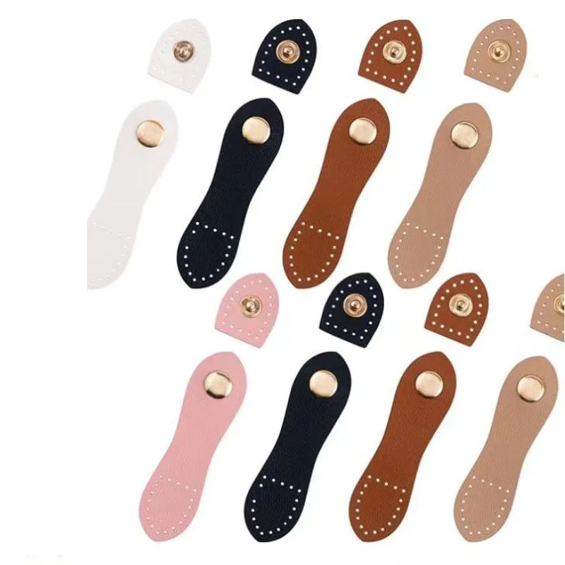 Wholesale 9cm PU Leather Snap Buckles Sew On Purse Closure Fasteners for Leather Wallet Bags Notebook Purse Making Supplies