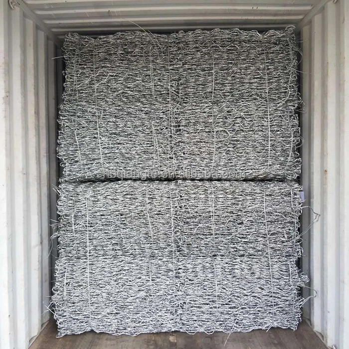  8x10 2x1x1 Шестигранная сетка габионная Подпорная