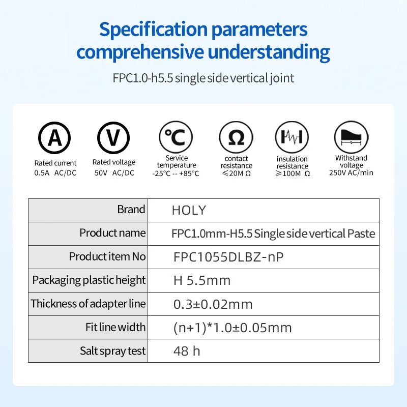 factory price Original New FPC/FFC connector plug-in 1.0mm single side vertical pin holder 4P-30p