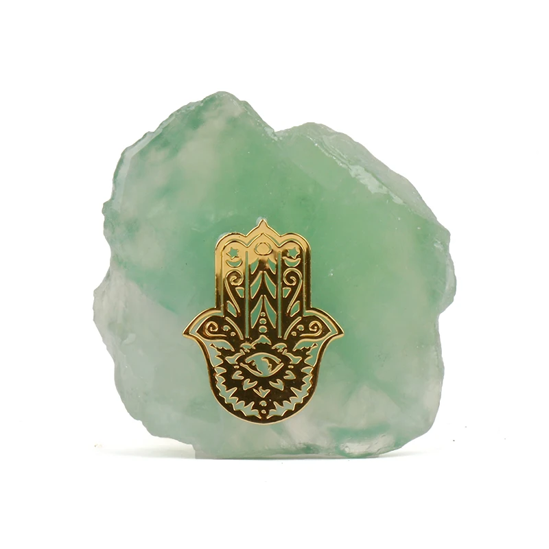 GMCFL Natural Wholesale Raw Rough Quality Chakra Healing Symbol Mine Fluorspar Green Fluorite Stone Block Price Crystal Craft