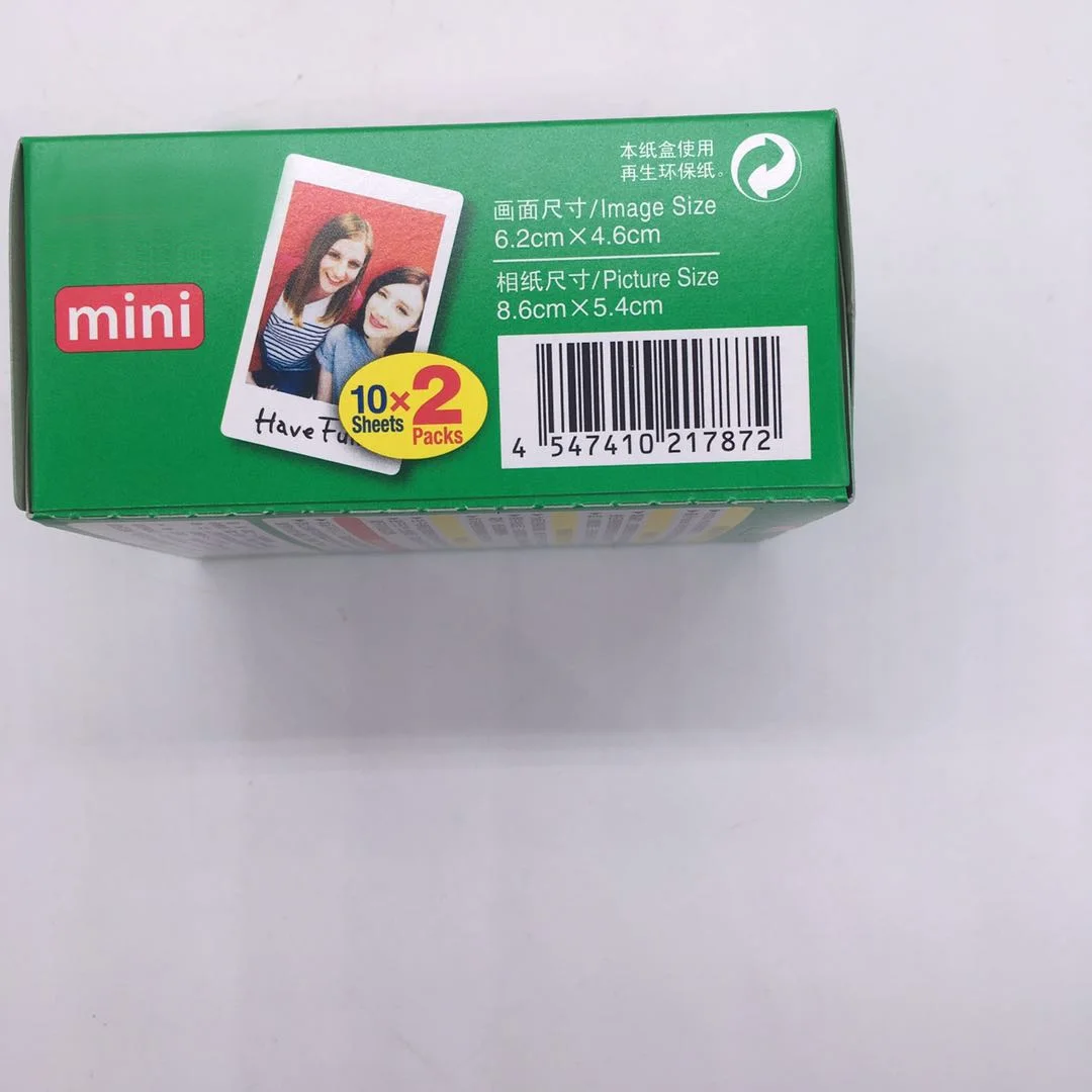 FU JI Ins tax film twin pack for Mini 11camera sp2 sp3 mini9 sp1 7c sq uare film white