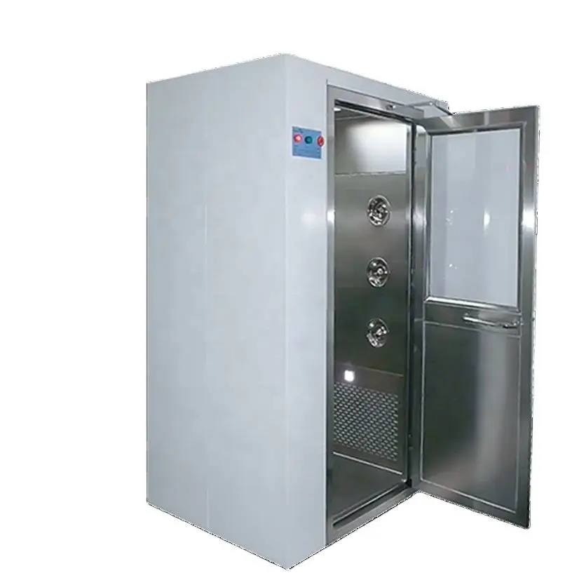 Customized Cleanroom Equipment Air Shower Stainless Steel 304 316 Clean Room Dust Free Air Shower With Efficient Air Supply