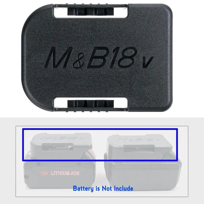 Держатель мощный черный держатель аккумулятора для инструментов Makitas/Bosches 18V держатель аккумулятора