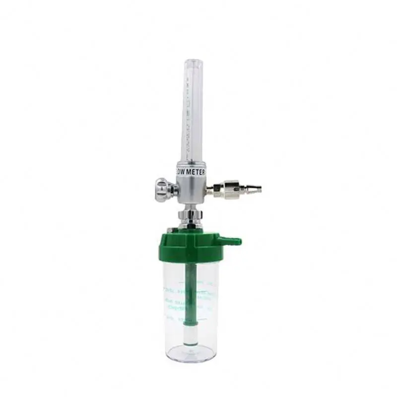 Green Medical Oxygen Inhaler  Regulator Oxygen Medical Oxygen With Flowmeter