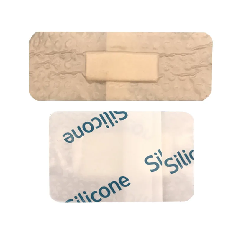 Medical Disposables Water Proof Wound Dressing Border Absorb Silicone Wound Dressings And Care For Materials