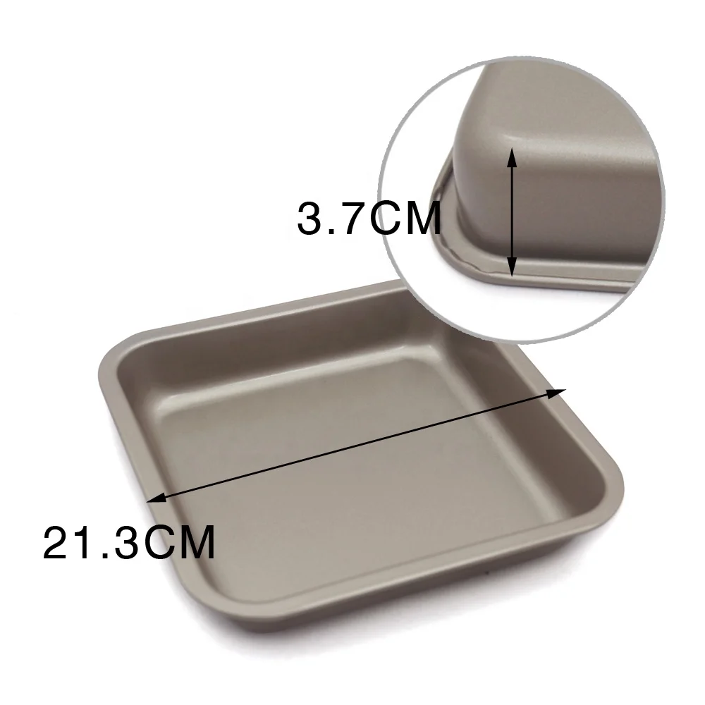 Non stick pizza baking pan baking loaf pan adjustable baking tray