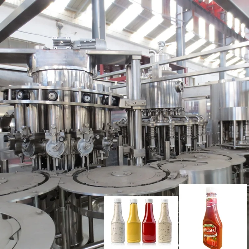 
 Автоматическая поршневая машина для наполнения соуса, кетчупа, салата, соуса, производственная линия  