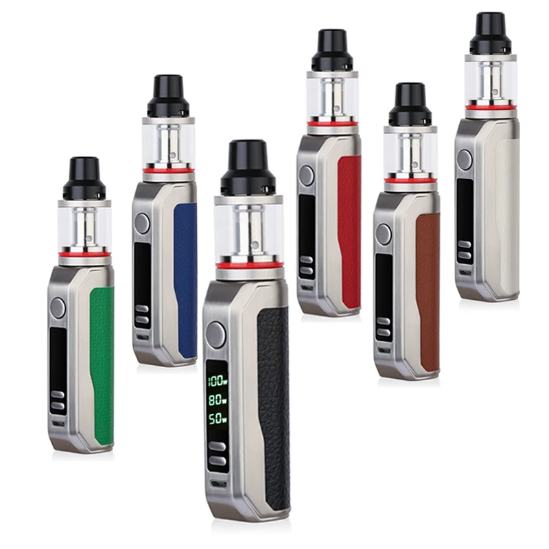 VAPE factory OEM cigarette electronic box mods UK hot sale 100w box mod kits E-Cigarettes