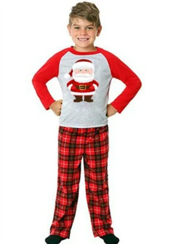 Family Christmas Pajamas Matching Cartoon Pajamas Clothes Set For Women And Men And Kids