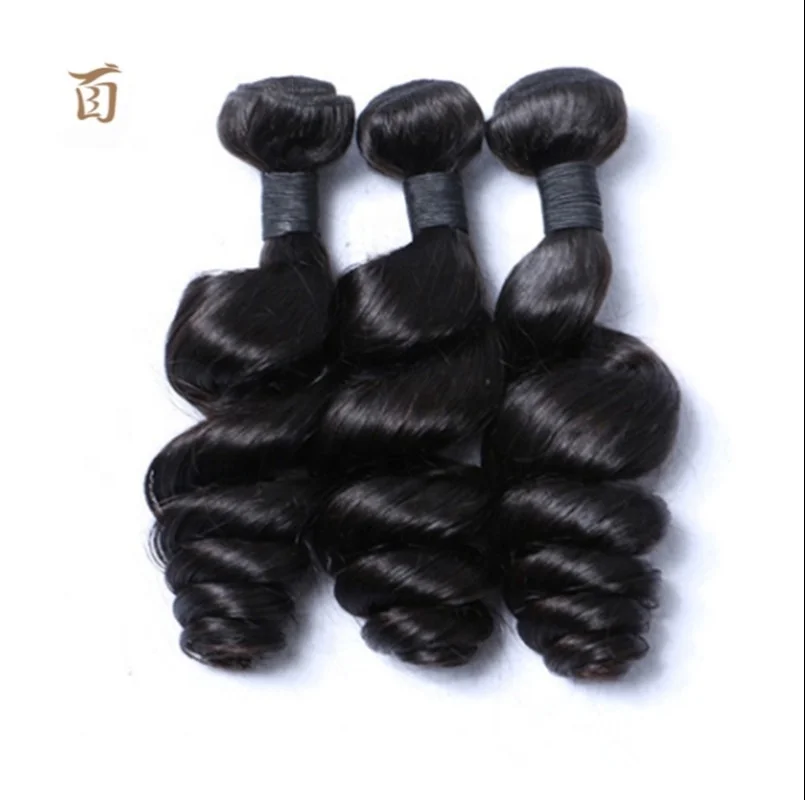 Wholesale bundle hair vendor brazilian human hair extension weave bundles loose wave virgin hair