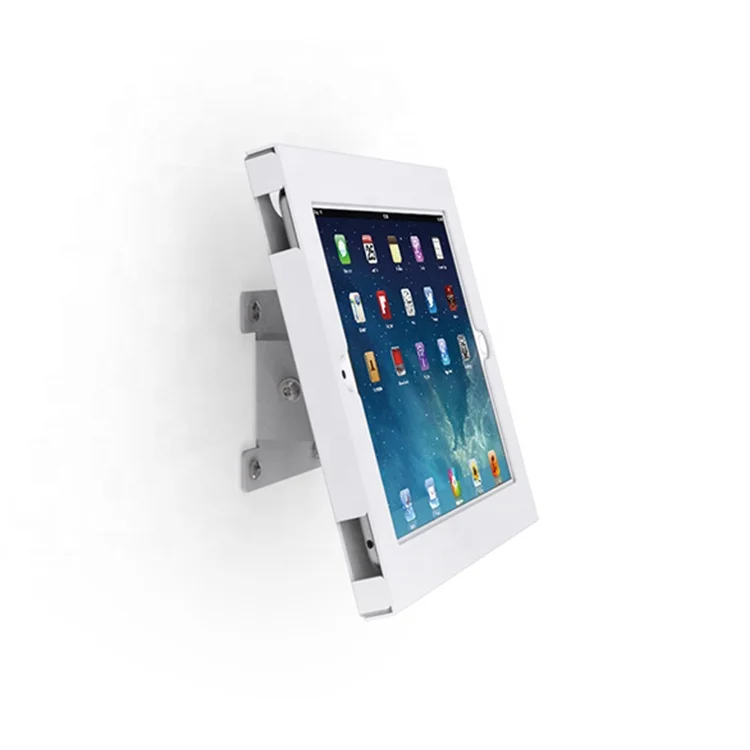 Mihler Wall Mount Security Anti-theft Multi-function Tablet Stand with Key Locked