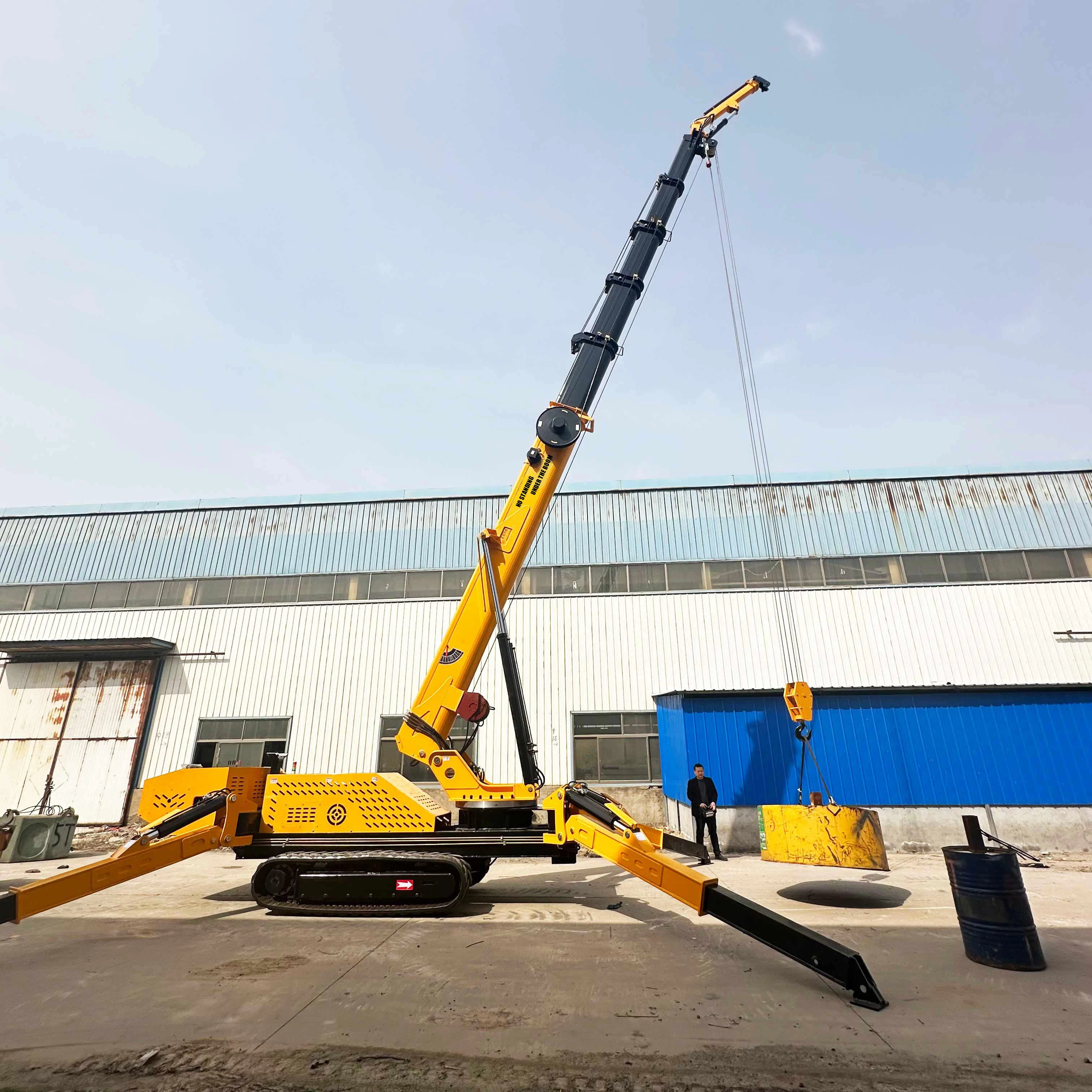 CHINA Crawler Telescopic Boom Spider Crane Electric CPA EURO 5  TONLITA Crane Spider 5TON 12TON