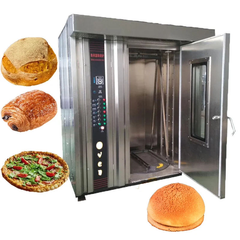 Shanghai Longyu 32 trays rotary oven  bakery oven from turkey oven for baking pizza baking