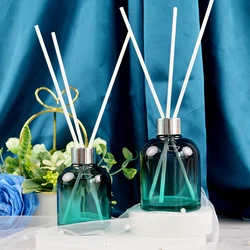 wholesale refill bouteille diffuseur frasco difusor jar 200ml empty luxury glass aromatherapy aroma reed diffuser bottle