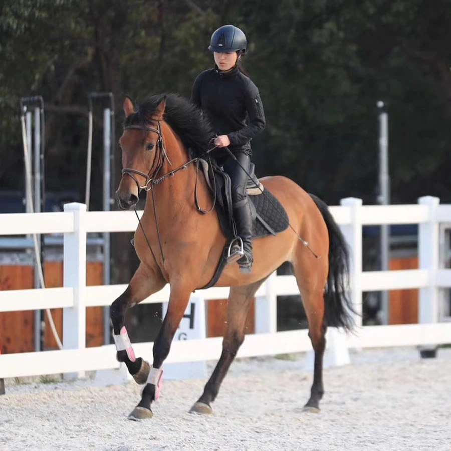 High Quality Low Price White 3 Rails Vinyl PVC Horse Fence