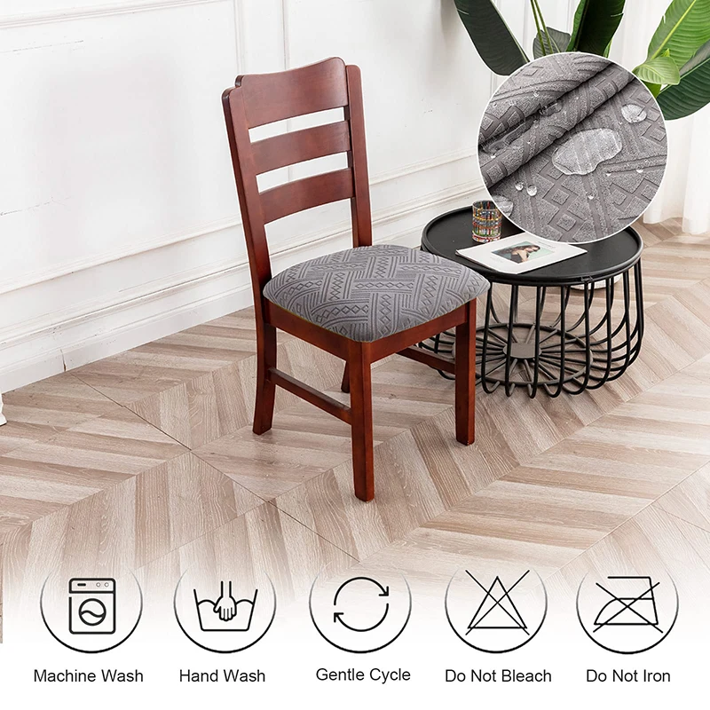 High Quality Cotton Jacquard Seat Cushion Cover for Chair Mats Modern Home Designer New Washable Chair Mats