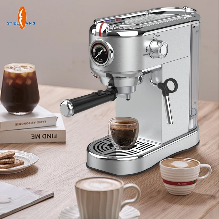 New Arrival Restaurant Italian Automatic Cappuccino Espresso Coffee Maker With Milk