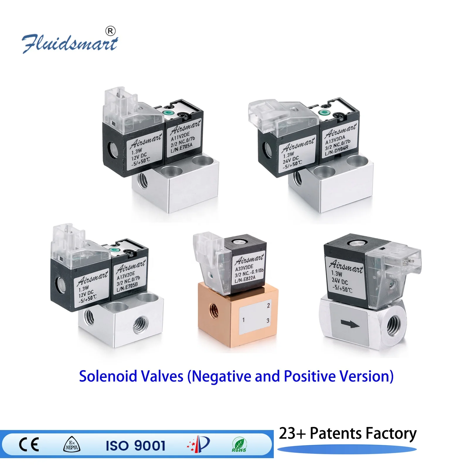 Electric micro valve 24v 2 way and 3 way vacuum solenoid valve miniature solenoid valve 12v 24v