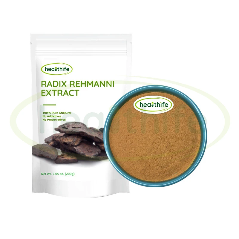 Healthife Radix Rehmanniae Root Extract Powder Catalpol 10% Rehmannia Glutinosa Extract