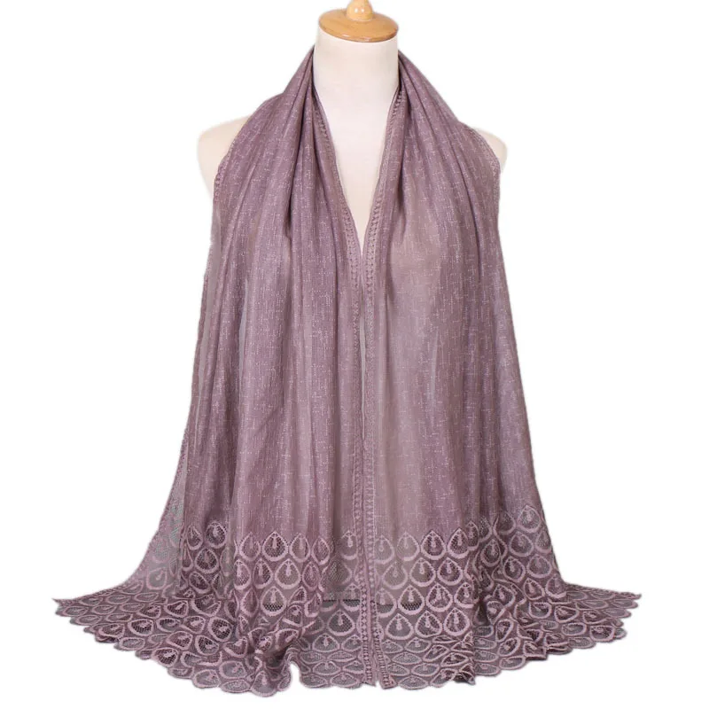 2019 New Spring Nylon Scarves For Women Shawls And Wraps Lady Pashmina Pure Long Cashmere Neck Head Scarf Hijabs Stoles Foulard