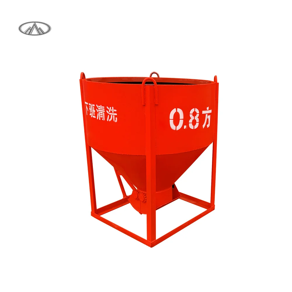 New Product Portable Concrete Hopper Tower Crane Hopper 5m3 Round Hopper For Large Construction Projects