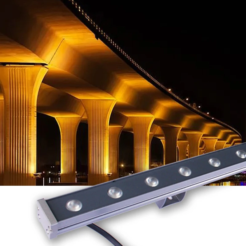 DMX512  outdoor building led digital bar LED  Linear Wall Washer Light