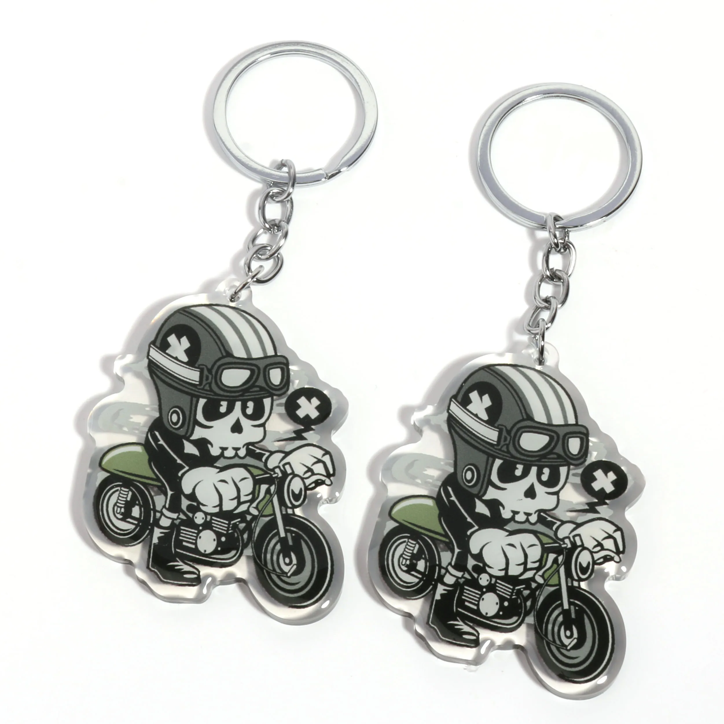 China Supplier Top Quality Acrylic Tumbler Cup Key Chain  Lighter Offset Printing Acrylic Keychain