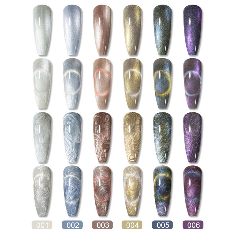Factory Direct Pearl 9D Cat Eye Gel Nail Polish Shell Thread Gel Polish Drawing Mermaid Gel Nail Polish