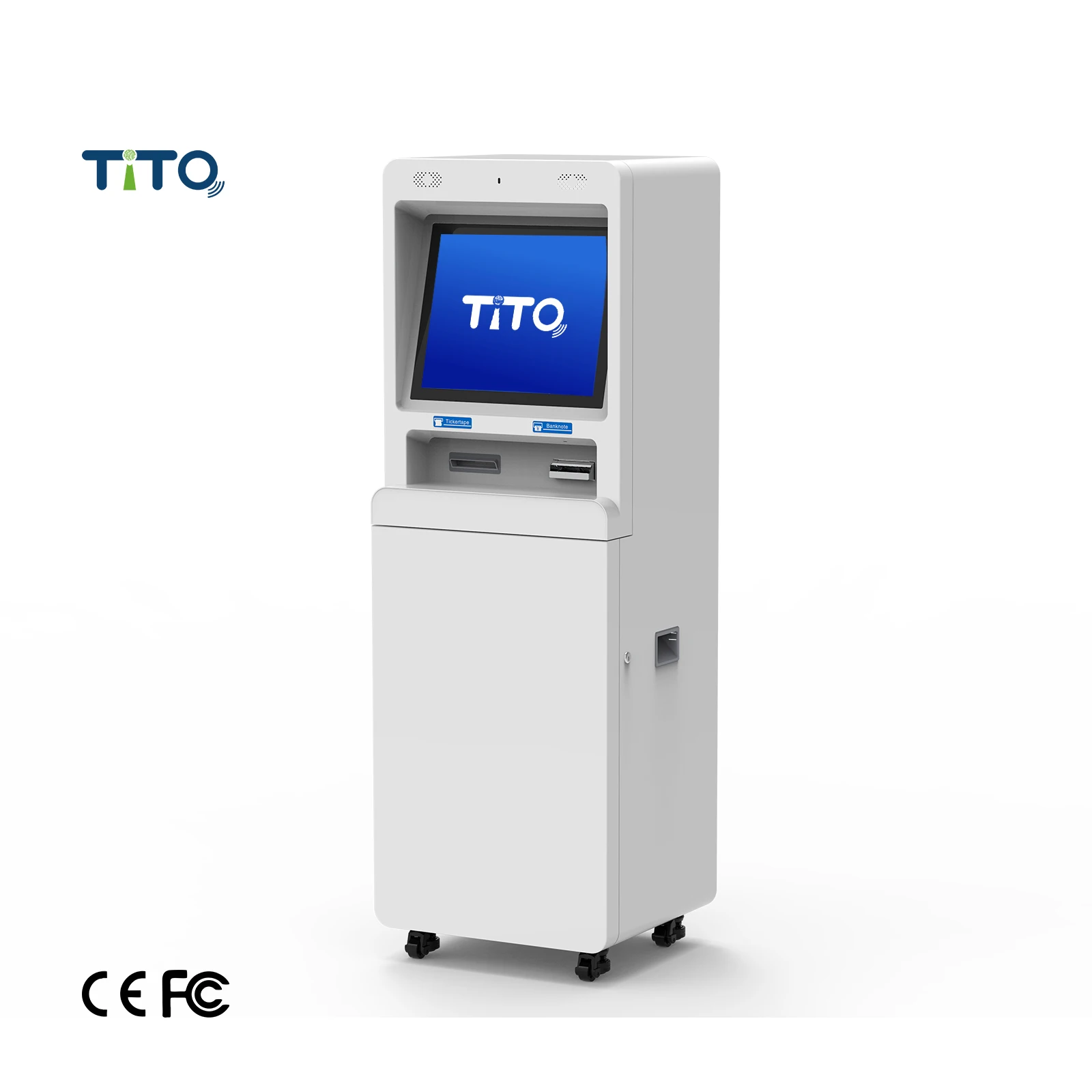 Payment Kiosk Self Service Terminal Solar Bill Banknote Acceptor Cheque Deposit Cash Deposit Machine