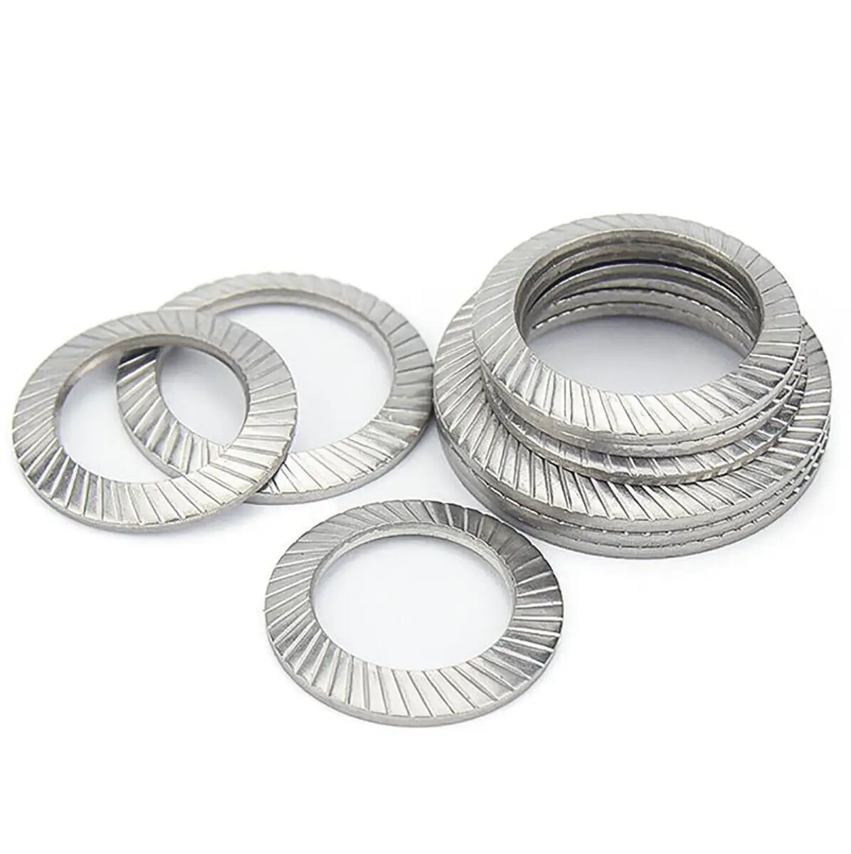 M4 M5 M6 M8 M10 M12 M16 Wedge Locking Washer Din9250 Stainless Steel 304 Safe Butterfly Lock Washer