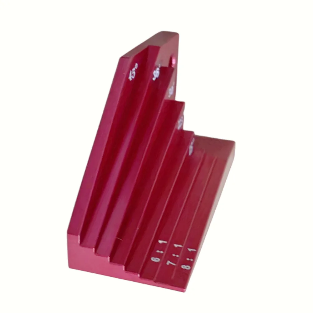Bevel Block Gauge Aluminum Alloy Measuring Block Angle Finder for Protractor Woodworking and Diy Tools Other Hand Tools