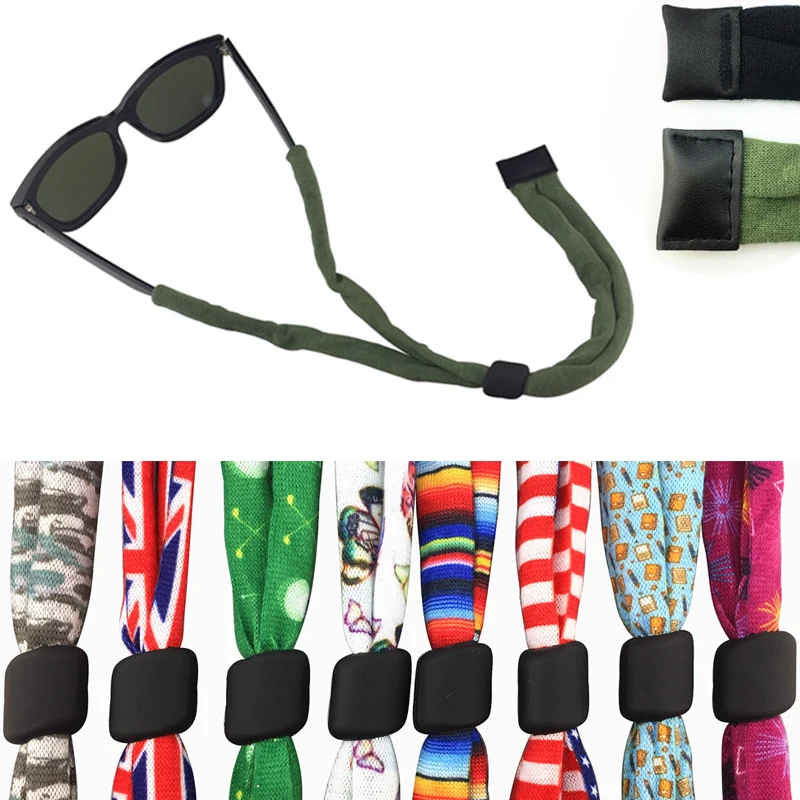 Wholesale fabric glasses  neck holder Sports eyewear retainer Business Custom promotion sports gift printed sunglasses strap (1600410760922)