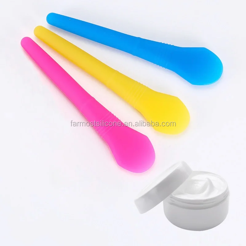 Косметические аксессуары, косметический инструмент, кисть для лица, силиконовый шпатель, аксессуар для макияжа, многоразовая Гибкая ложка, лопатка для смешивания крема для лица