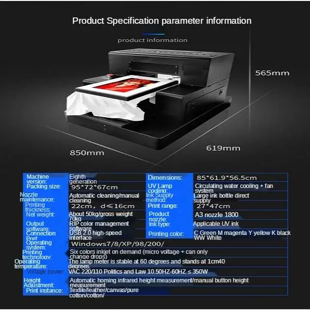  Best Selling Dtg Printer T-shirt Printing Machine For Herschel