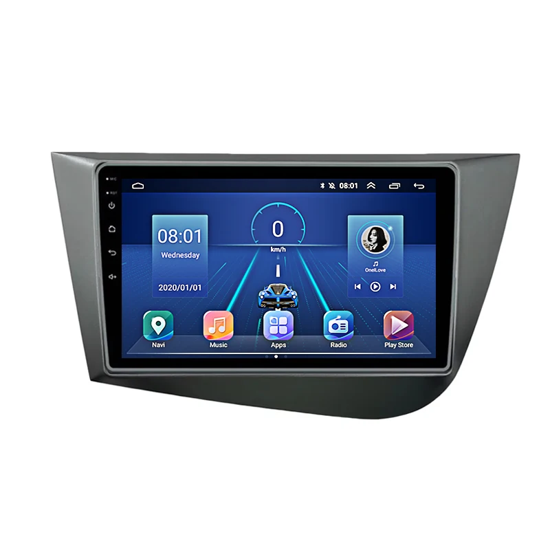 carplay android auto 9' 8+128gb Android 13 Car Multimedia Player Navigation Gps Radio For Seat Leon 2005-2012 LHD