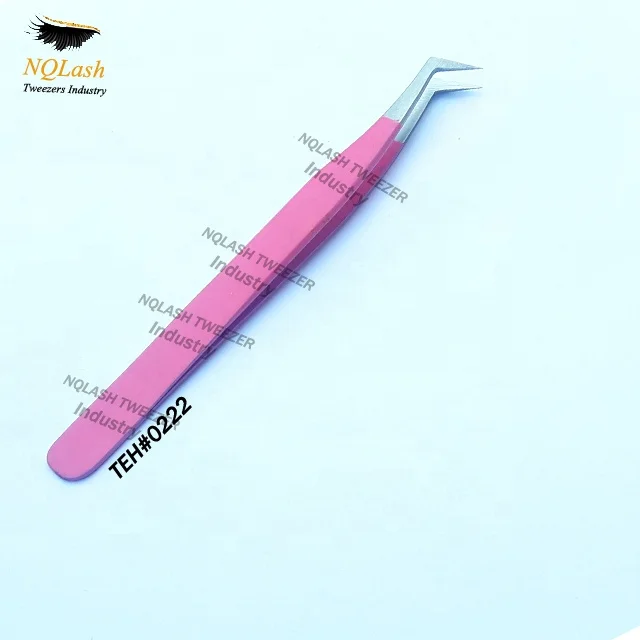 
Diamond Grip Plasma Gold Color Eyelash Extension Tweezers / Russian Volume Tweezers Custom Private Label 